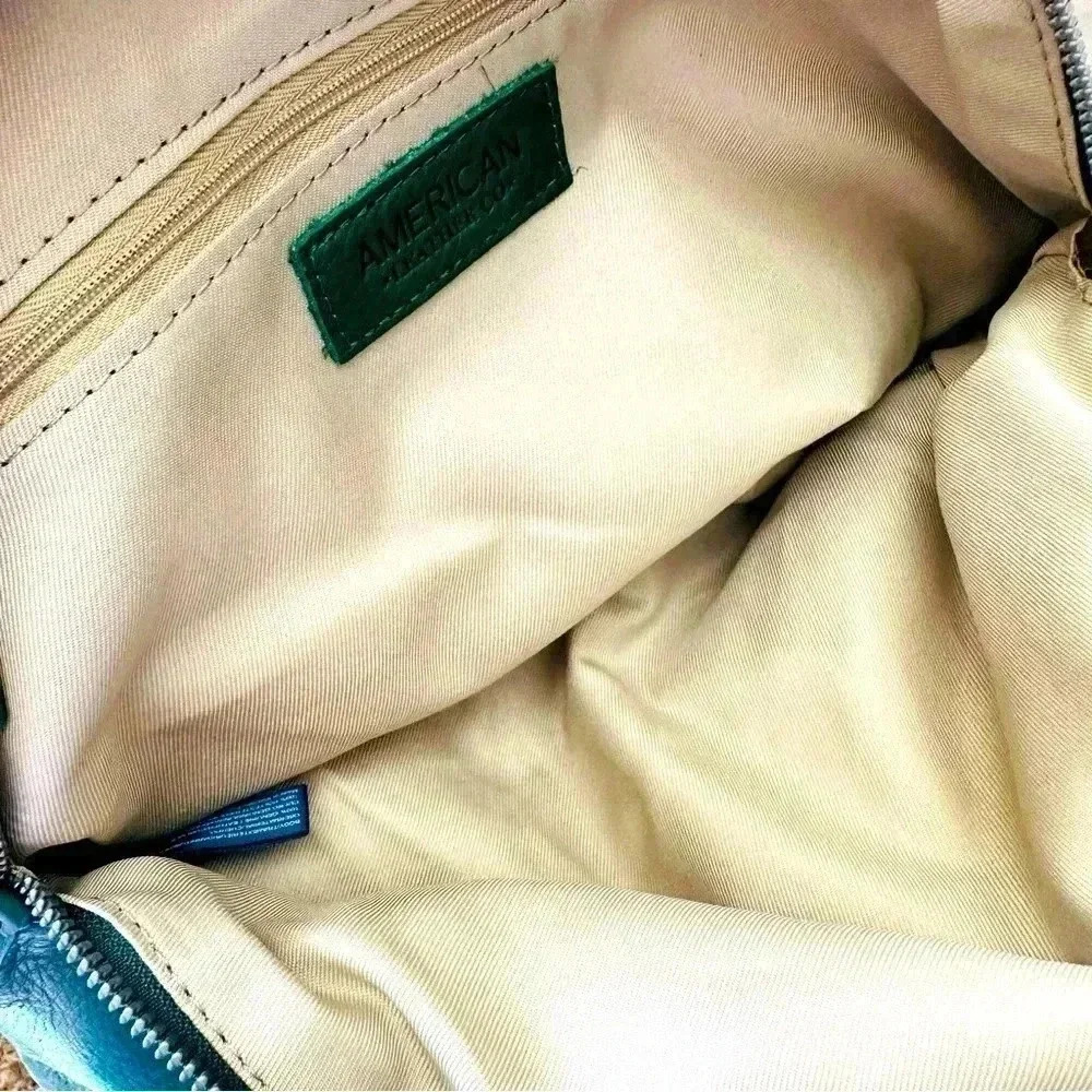NWOT American Leather Co. Hunter Green Shoulder Bag - Picture 11 of 14